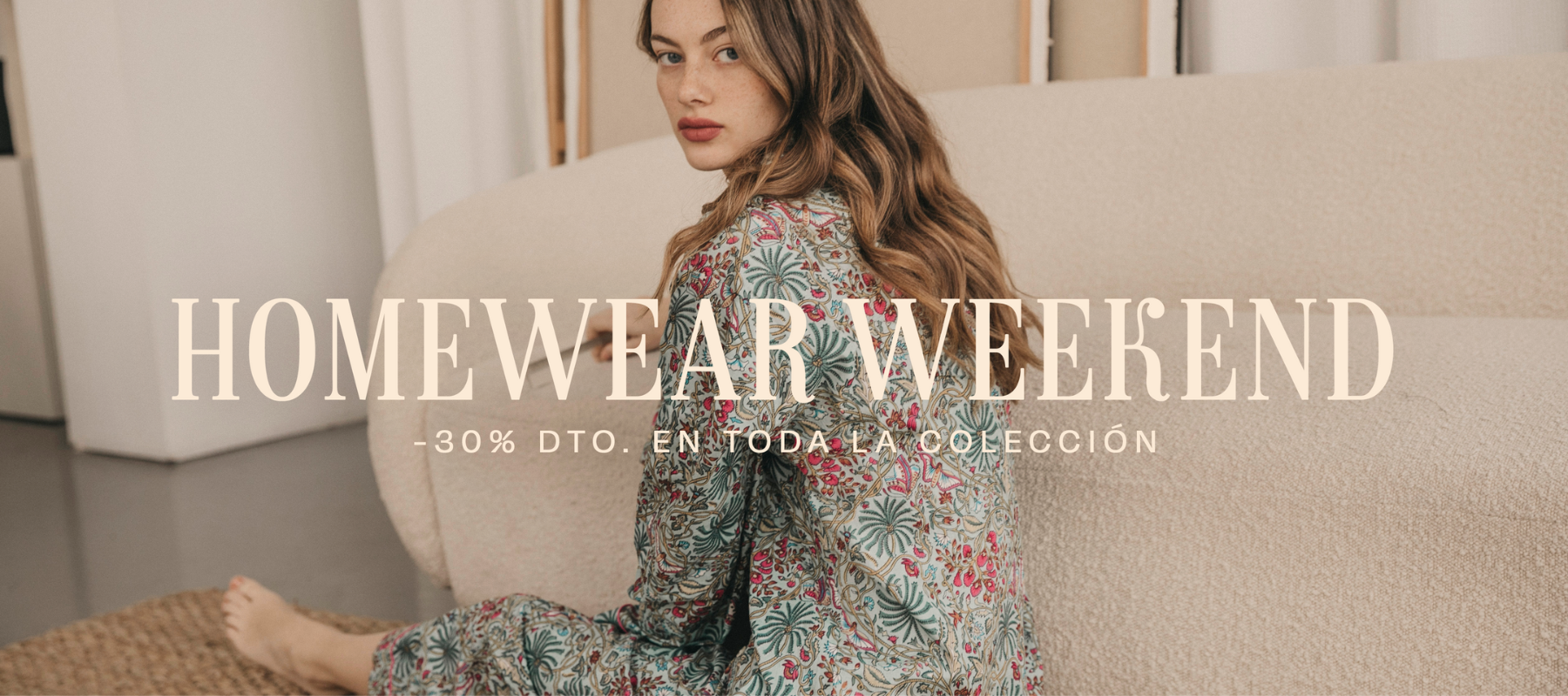 ¡Fin de semana de descuentos en la sección de homewear!