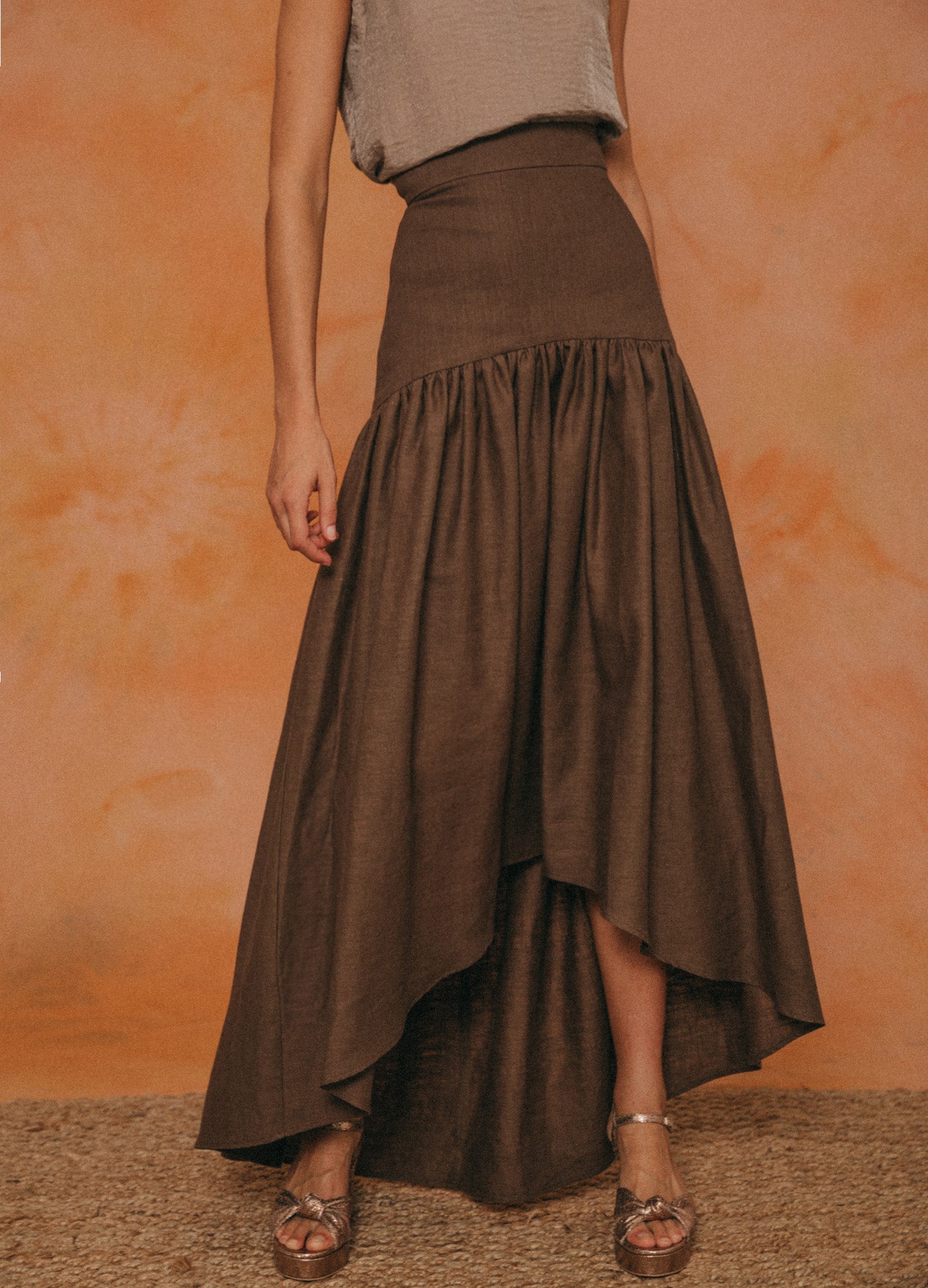 Carrie Linen Skirt