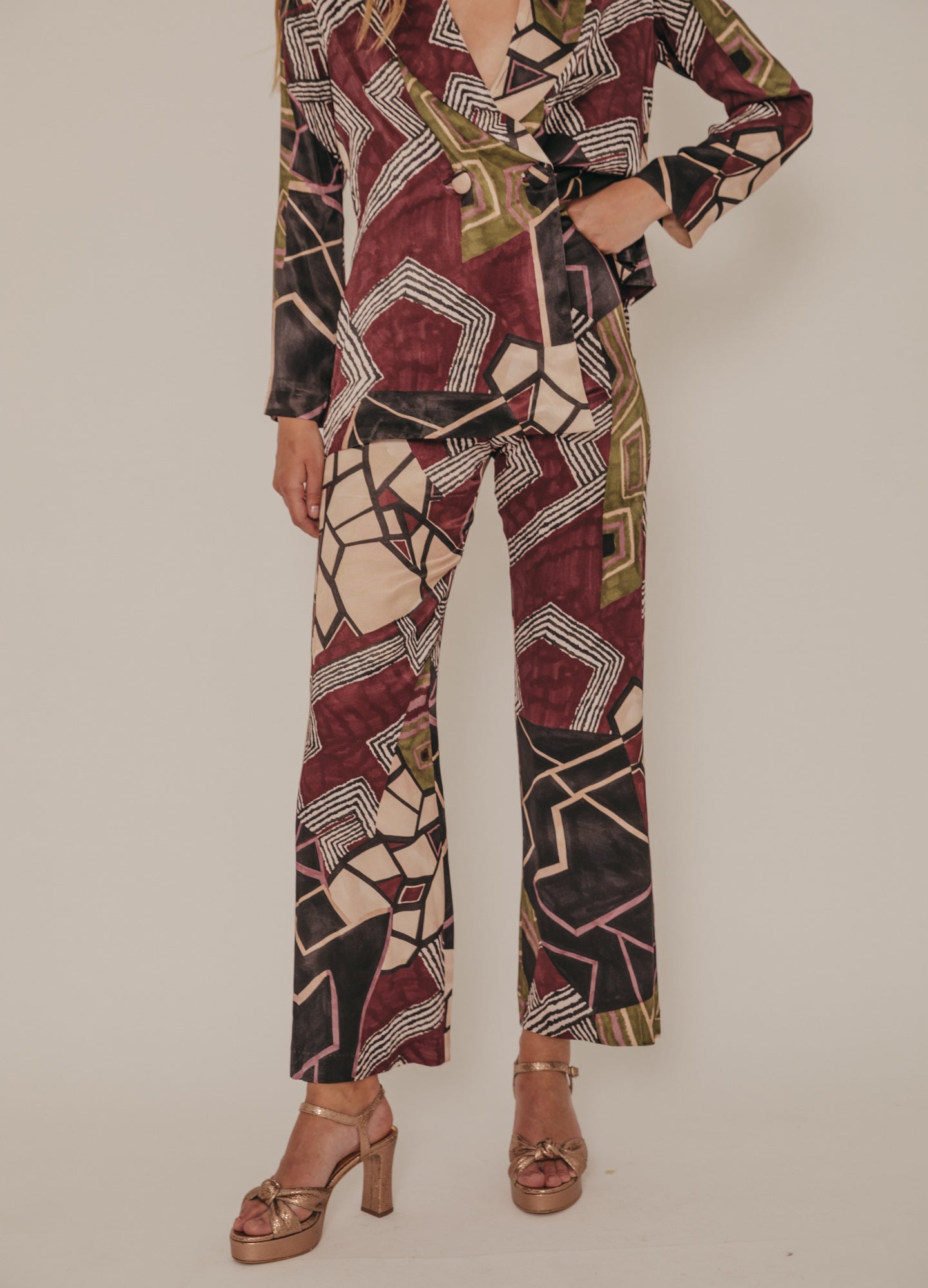 Naromi pants ethnic print