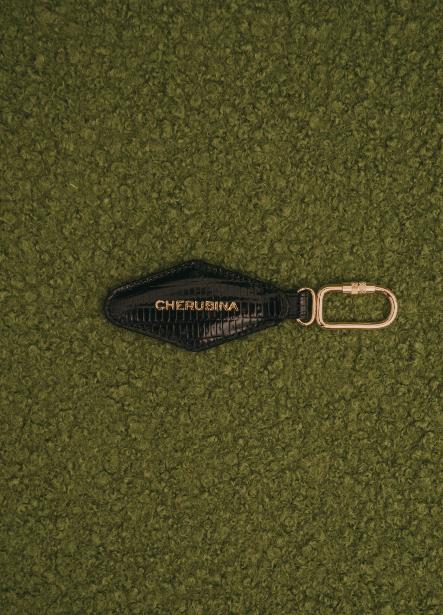 Ginza leather keychain