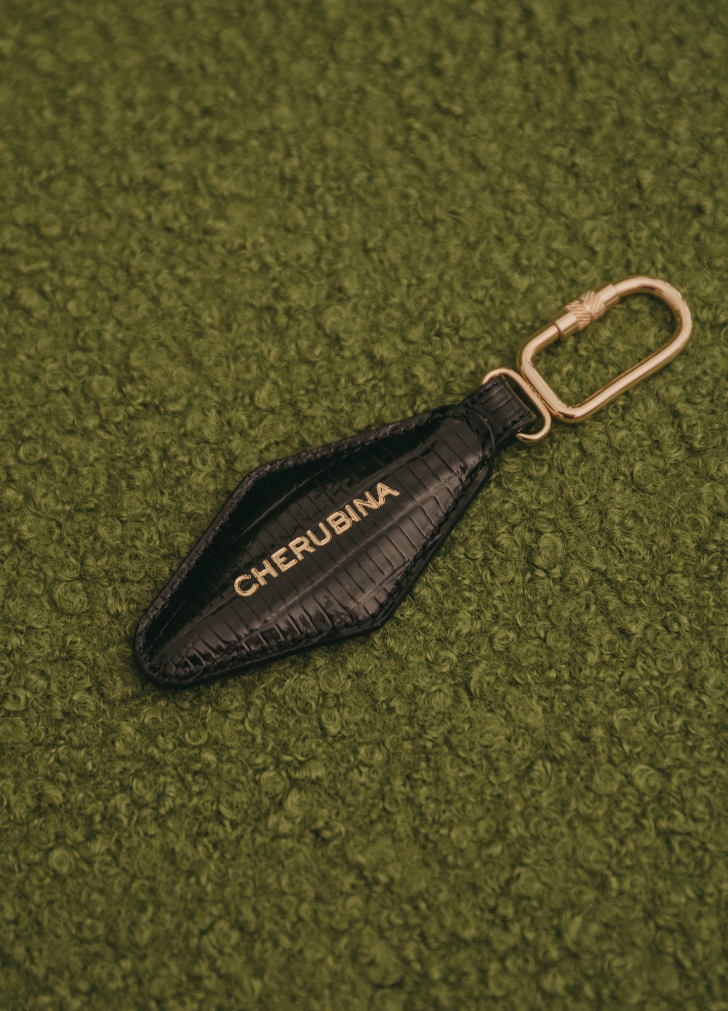 Ginza leather keychain