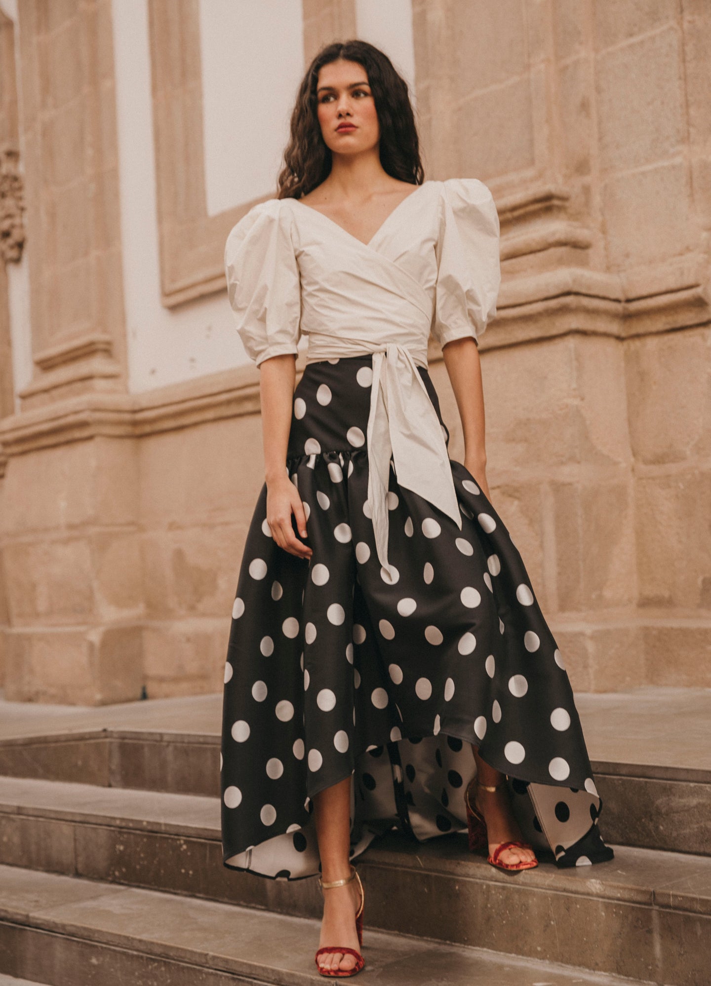 Carrie Polka Dot Skirt